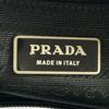 Prada Re-Nylon Triangular Logo Shoulder Bag Nylon Black Women BT0520 Used