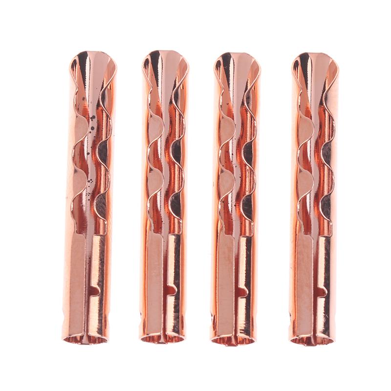 4Pcs High Quality Pure Copper Bfa 4Mm Z-Type Banana Plug Speaker Cable Connector Accessories