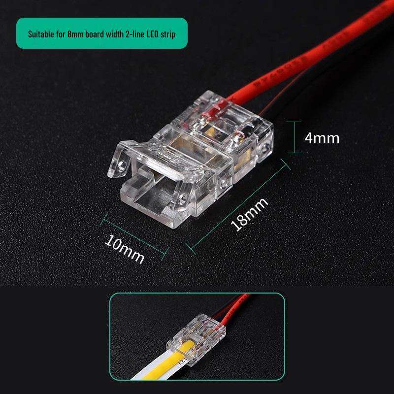 220V LED Strip Accessories: Switch Plug, Knob Dimmer, Connector, Connecting Wire, 24V Low-Voltage Corner