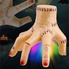 Horror Movie Themed Electric Crawling Hand With LED Lights Scary Noises And Sensor Triggered Movement Halloween Decoration