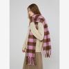 High Quality Is Different, Z Home Black and White Plaid Scarf Women's Winter Thickened Imitation Cashmere Shawl Scarf