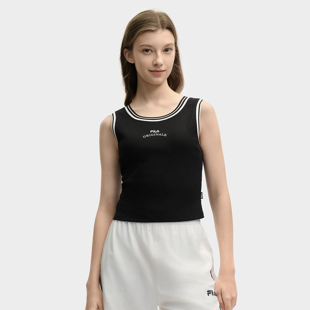 New FILA ORIGINALE Tank Top Women's Jet Black F11W529114F-BK