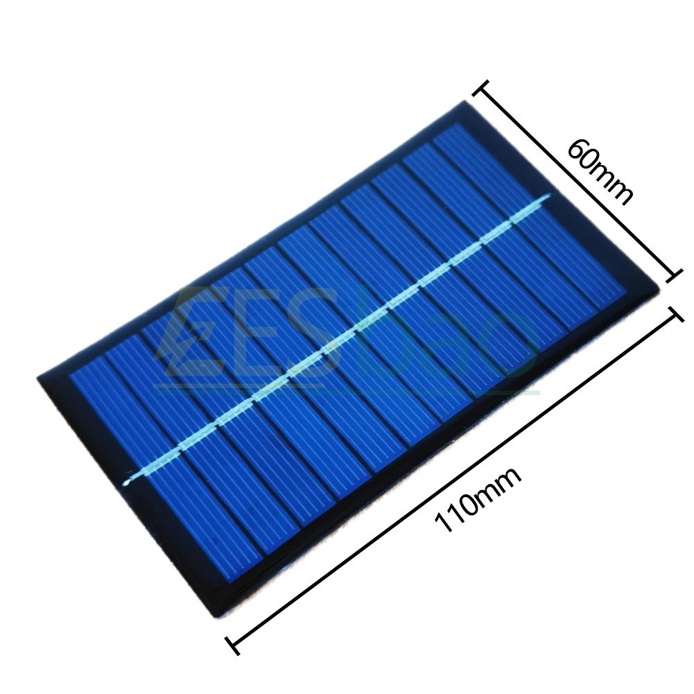 Solar Panel 6V 100MA 1W Mini Solar System DIY For Battery Cell Phone Chargers Portable Solar Cell