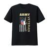 Womens Army Veteran Retired Soldier U S Camo Flag T Shirt Black 2XL Vintage Washed Homme Unisex Casual Fashion Designer Clothes