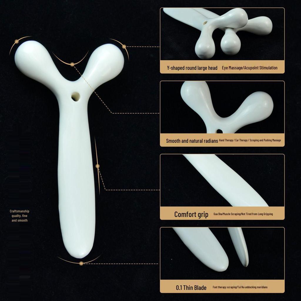 Korean Ceramic Gua Sha Facial Massage Tool