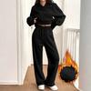 Women's Casual Warm Hoodie and Jogger Set Tracksuit for Fall Winter