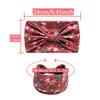 Christmas Printed Headband Sport Yoga Wide-brimmed Hairband Santa Claus Elk Elastic Hair Band Xmas Hair Accessories Headwear