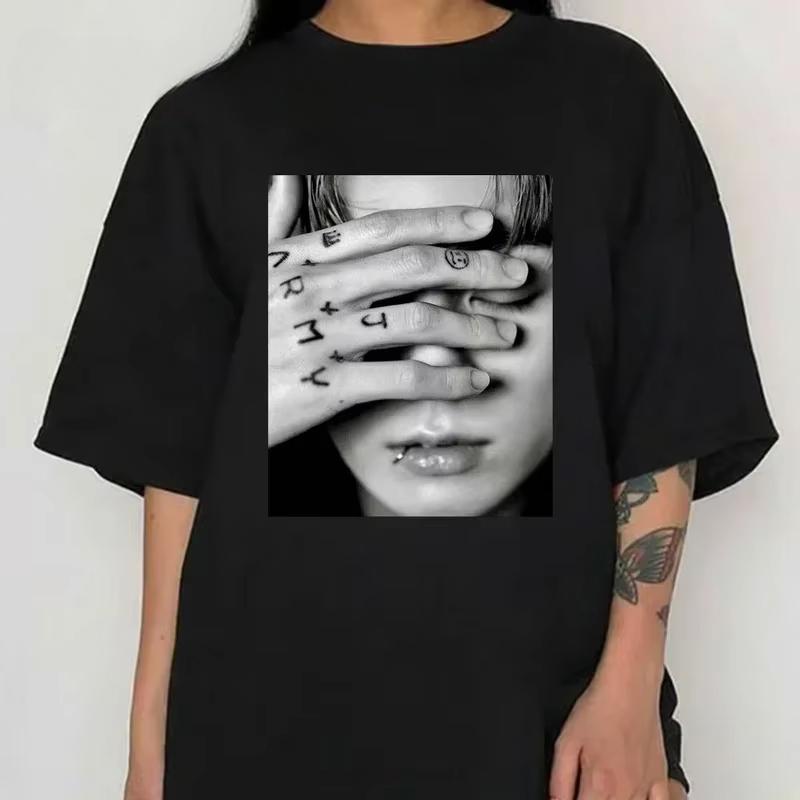 Womens Vintage Tee Jungkook Graphic Tee Gothic Fashion Streetwear Unisex Oversized Top Gothic Womens Tee Kpop Aesthetic