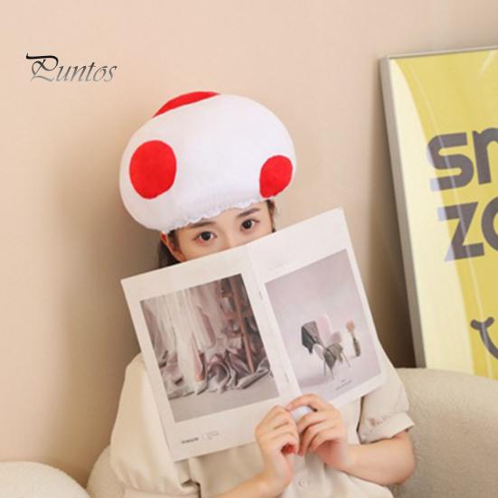 Paddenstoelhoed Mannen Vrouwen Kinderen Hoofddeksel Hoed Uniek Zacht Hoofddeksel Kostuumaccessoire Cosplay Fancy Dress Props