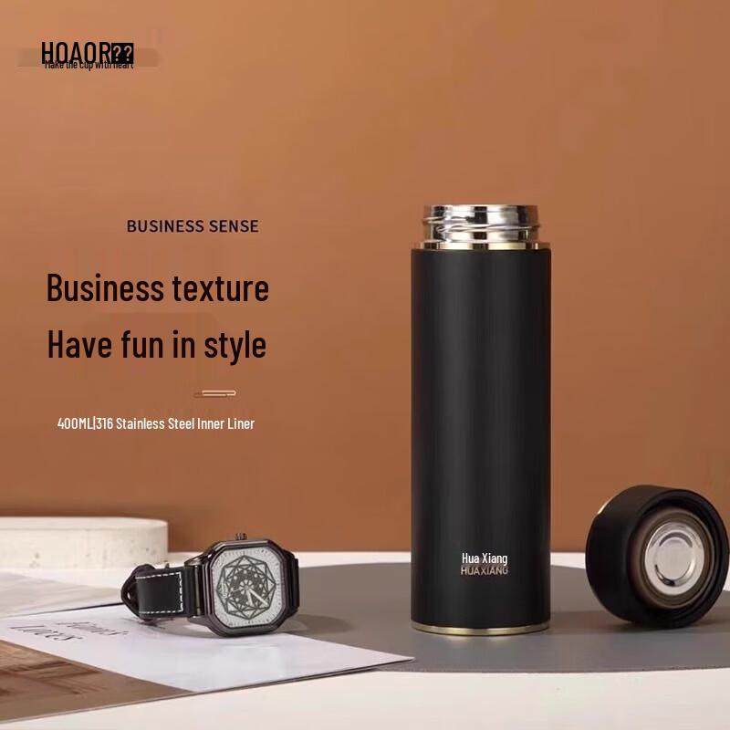 HOAOR 316 Stainless Steel Vacuum Insulated Portable Tea Mug