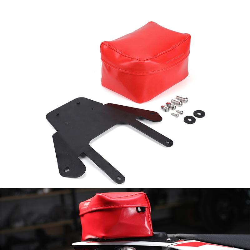 Heißer Verkauf - Gepäckträgerhalter Heck-Gepäcktasche Hinterer Kotflügel Aufbewahrungstaschen Für Kove 450 Rally 2024 Motorradzubehör,L