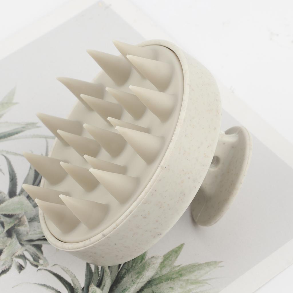 Silicone Shampoo Scalp Hair Massager Head Body Scalp Massage Brush Scalp Massage Brush Comb Magic Handle Brush Spa Massage Brush