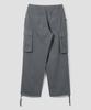 AGOD Cargo Strap Parachute Cotton Pants [Gray]