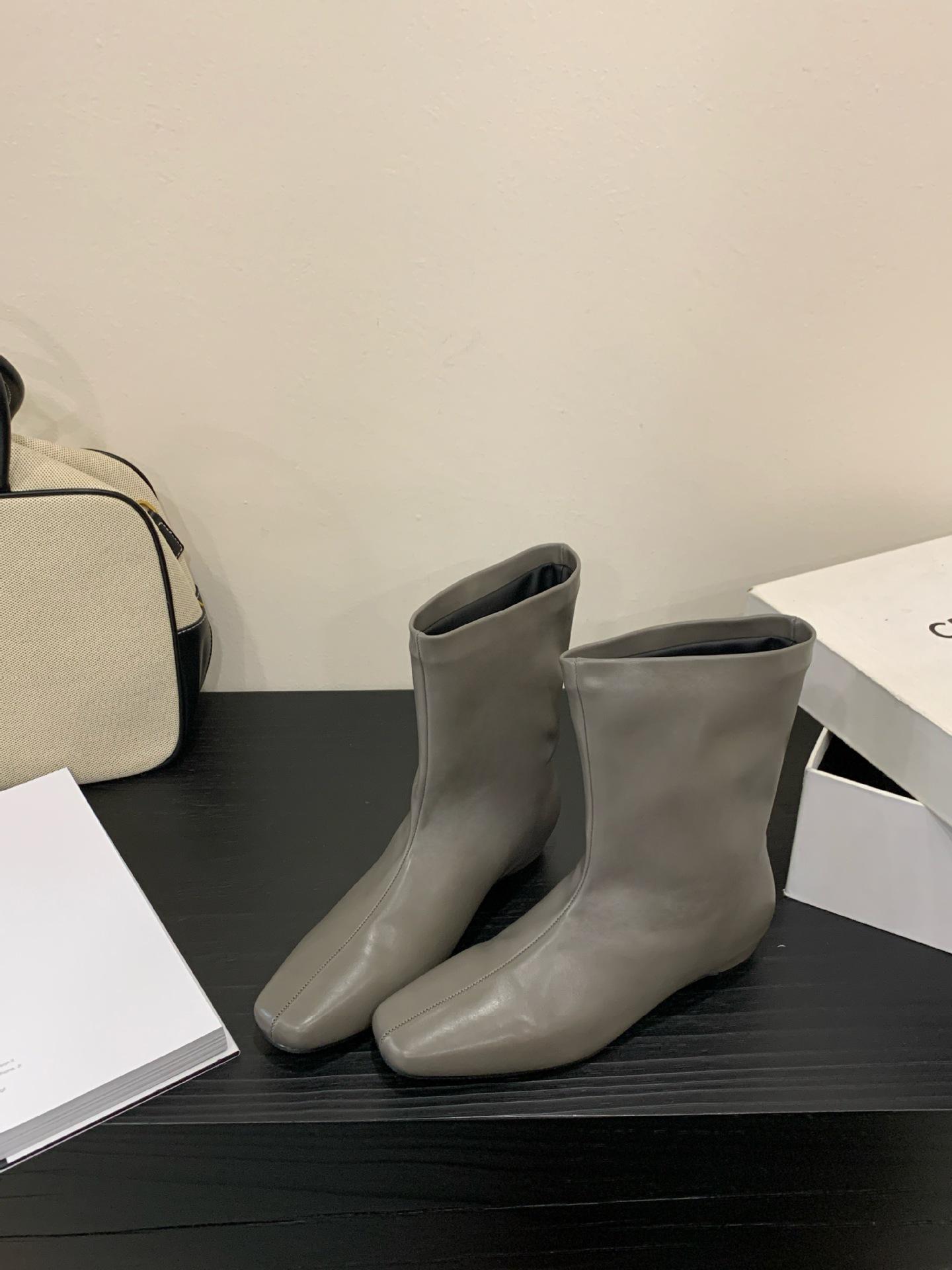 

Женские рыцарские ботинки Design Sense: 2025 Осень/Зима Острый носок, Низкий каблук, Универсальный и Стройнящий 39 серый