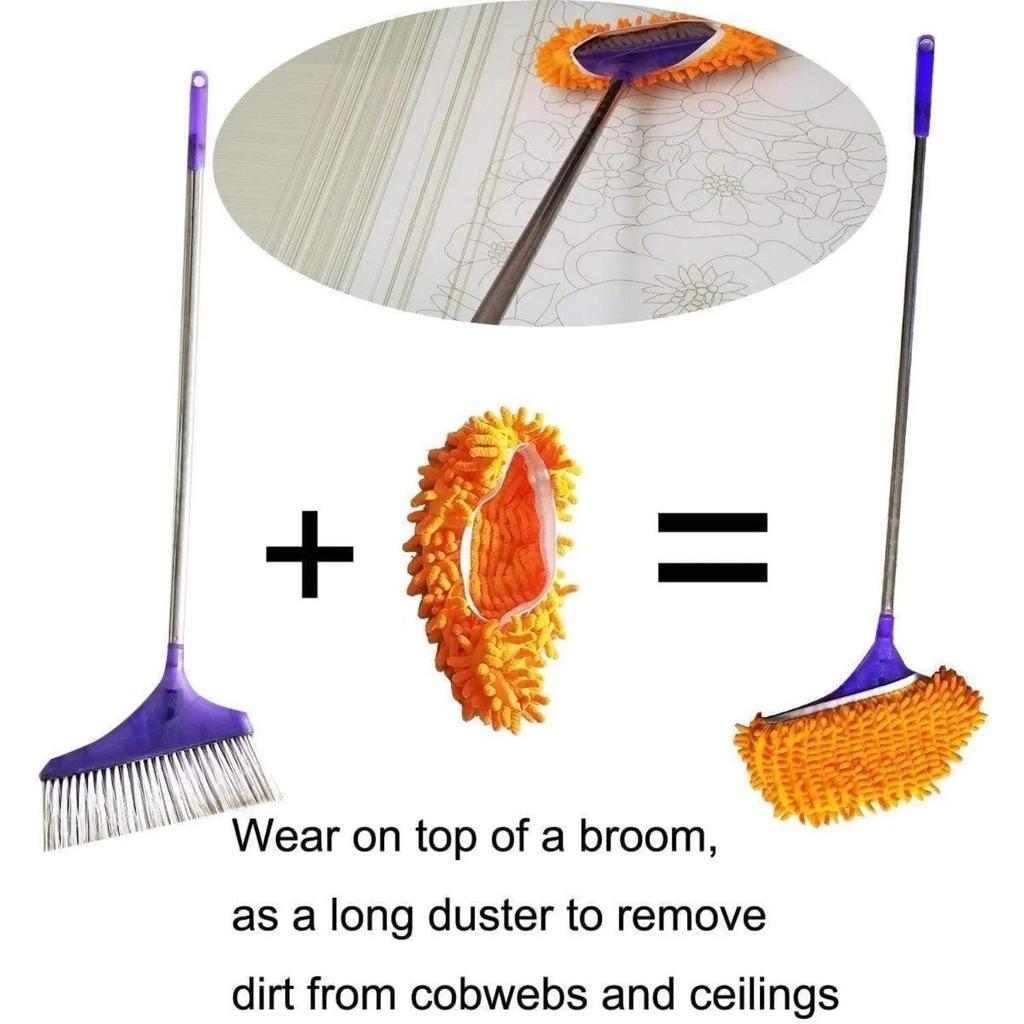 Microfiber Mop Slippers Shoes Cover Soft Washable Reusable Floor Polishing Dust Dirt Hair Men Women Sweeper Cleaning Mop Tool