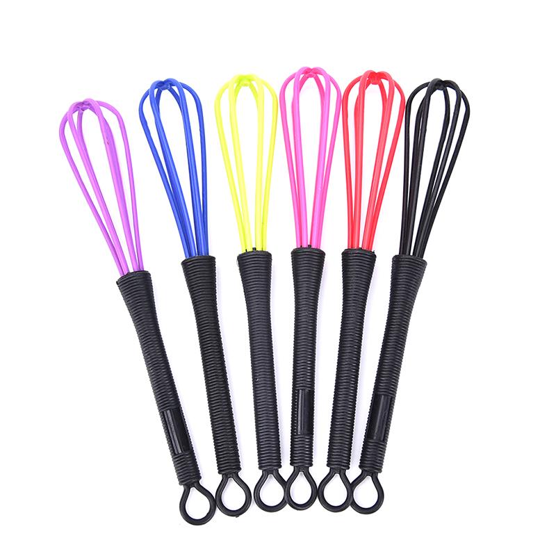 1X Mini Salon Hairdressing Tool Tint Color Dye Whisk Balloon Whip Mixer Random,