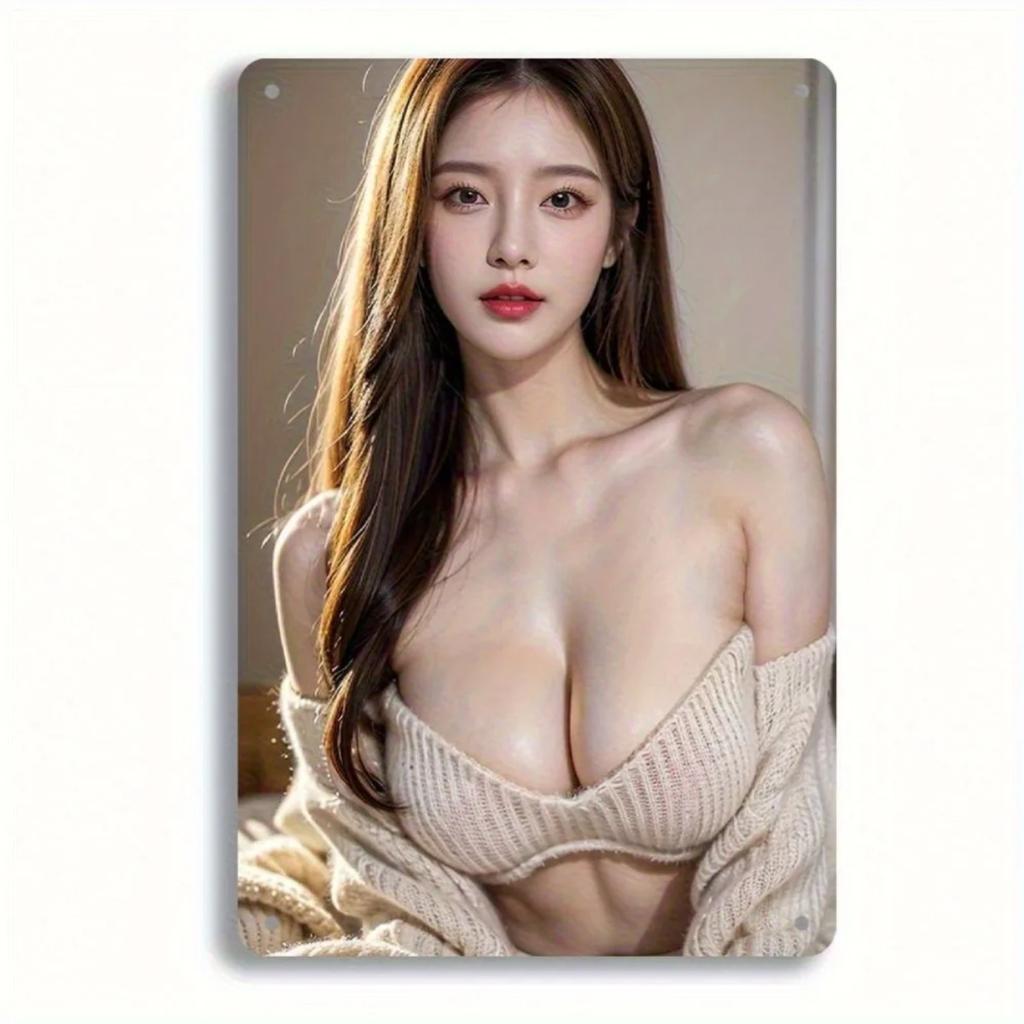 Metal Wall Art Decor 8x12 Inch Iron Rectangle Plaque for Home Bar Cafe Restaurant Durable 2D Design