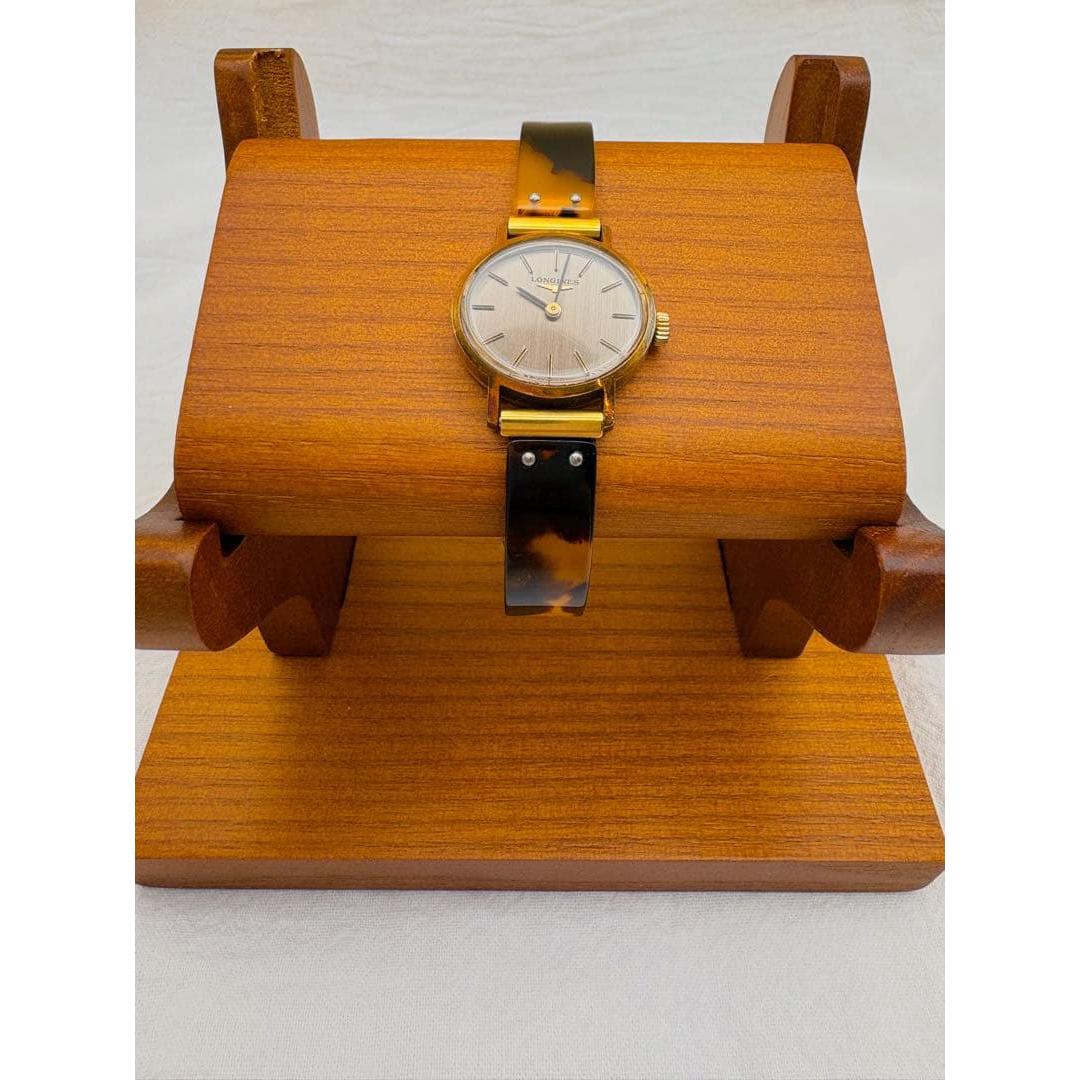 Used Longines Antique [Imovable Item] Tortoiseshell Pattern Belt
