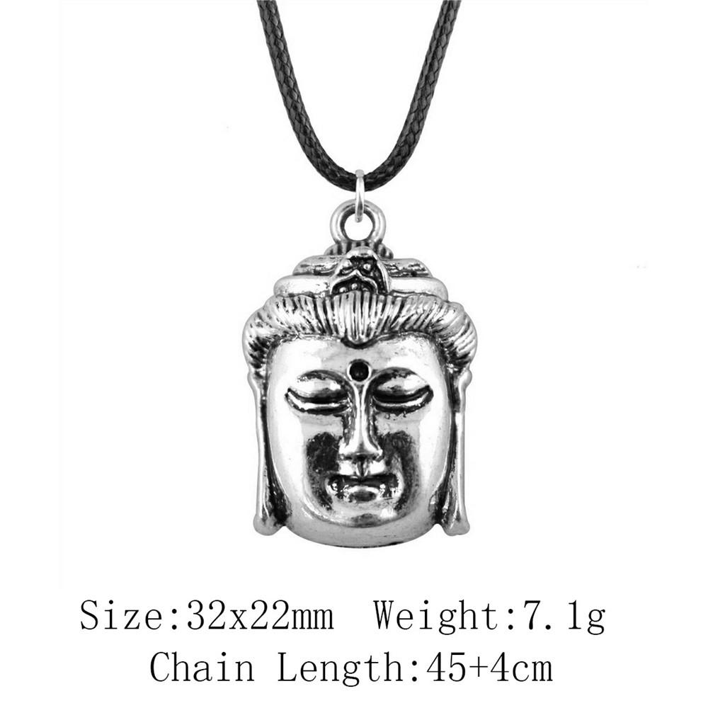 2025 Trend Best Friend Necklace Chief Pharaoh Buddhism Necklace Leather Chain 45cm Audience Necklaces With Pendant