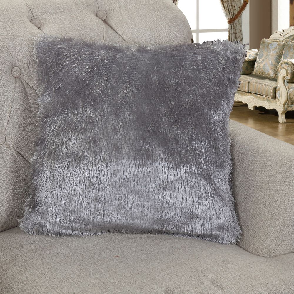 Square Home Decor Car Seat Throw Pillow Cases Cushion Cover Fur Plush Winter Warm