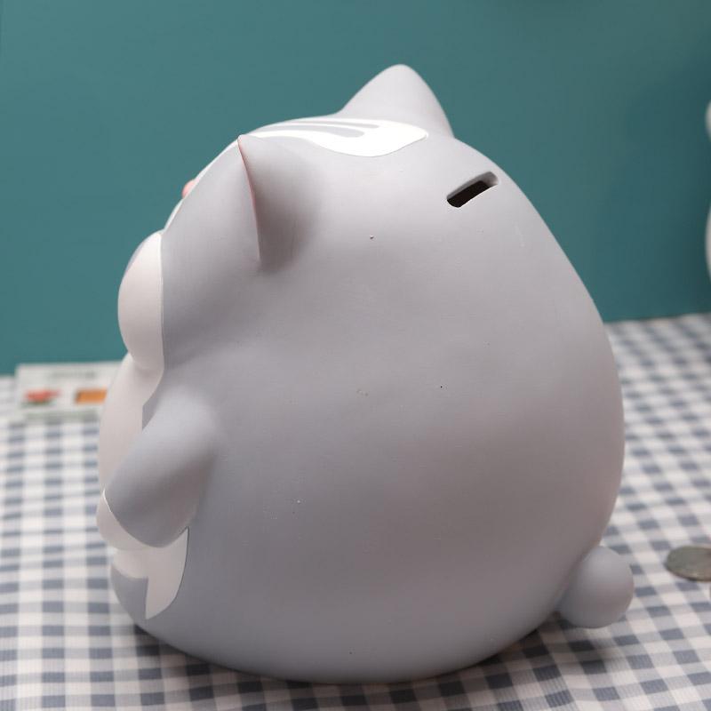 Creative piggy bank Children's change jar Vinyl storage tank Lucky Saving Hide Money Boxes Organizer Room decoration sculpture