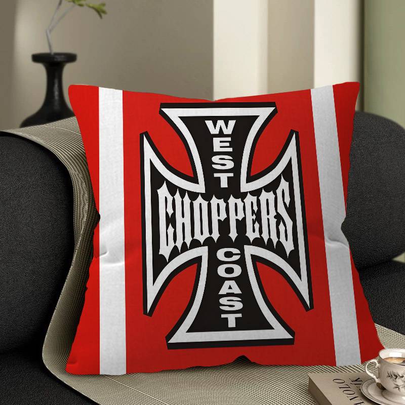 

West Coast Choppers Pillowcase toon Gift Cushion Cover Bedroom Home Sofa Chair Seat Decor pillow case 12x12Inch
