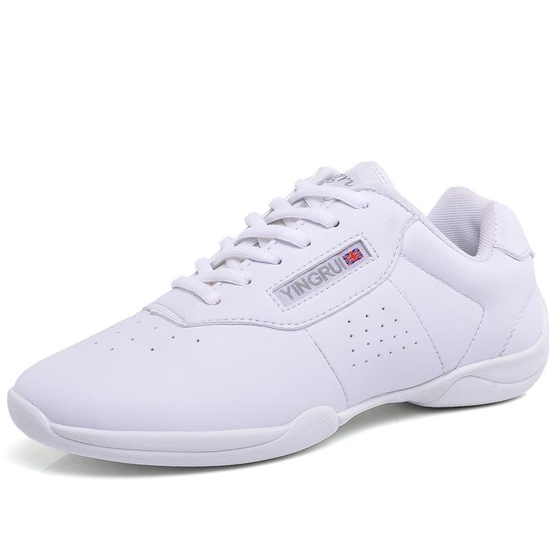 Yingrui Damen- & Kinder-Weiße Wettkampf-Cheerleading- und Tanz-Trainingsschuhe