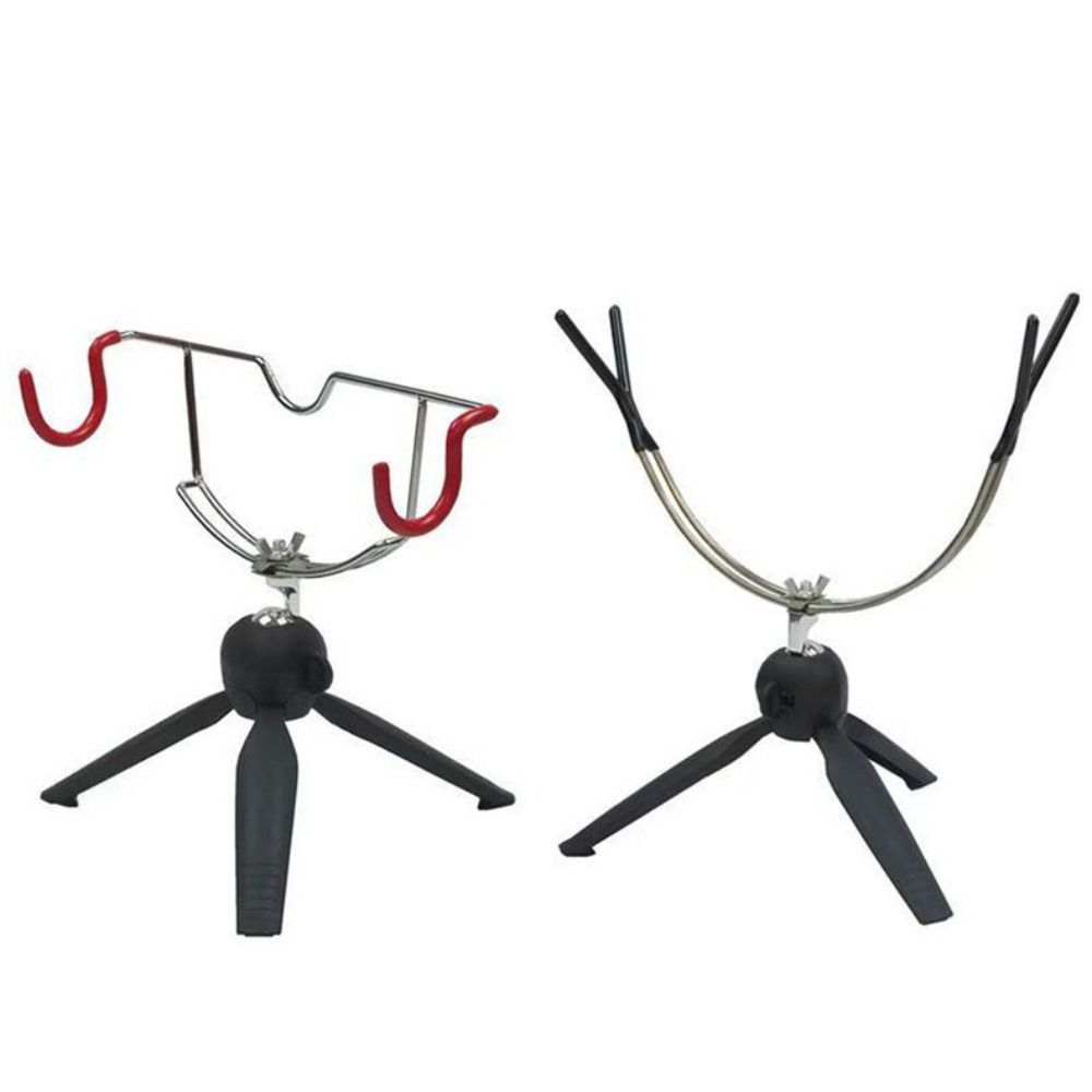 360° Adjustable Ice Fishing Rod Rack Aluminum Material Folding Fishing Rod Stand Multi-functional Ice Pole Holder