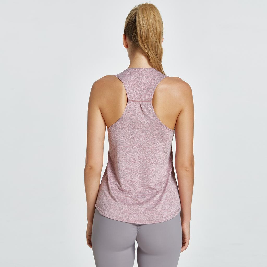 Women Quick Dry Running Sports Tank Top Sleeveless Fitness Gym Workout Top Yoga Vest