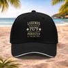Vintage Baseball Cap Unisex Adjustable Lightweight Retro Hat for Unisex Women Running Gym Outdoor Sports Machine Washable