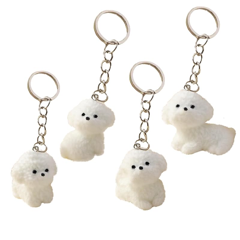 

[TK.tech] toy poodle Key chain (set of 4 types) key ring dog Goods