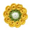 Handmade Crochet Flower Coasters Heat Resistant Mug Mat Creative Trivet Mats  Coffee Cup Use
