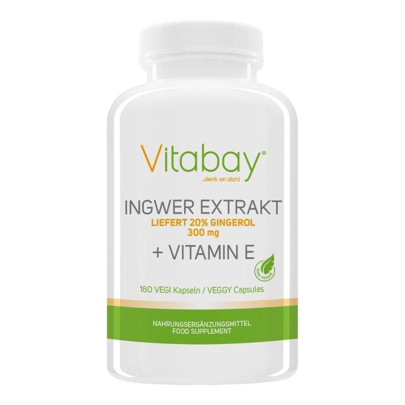 

Vitabay Ginger Extract + Vitamin E 180 Capsules