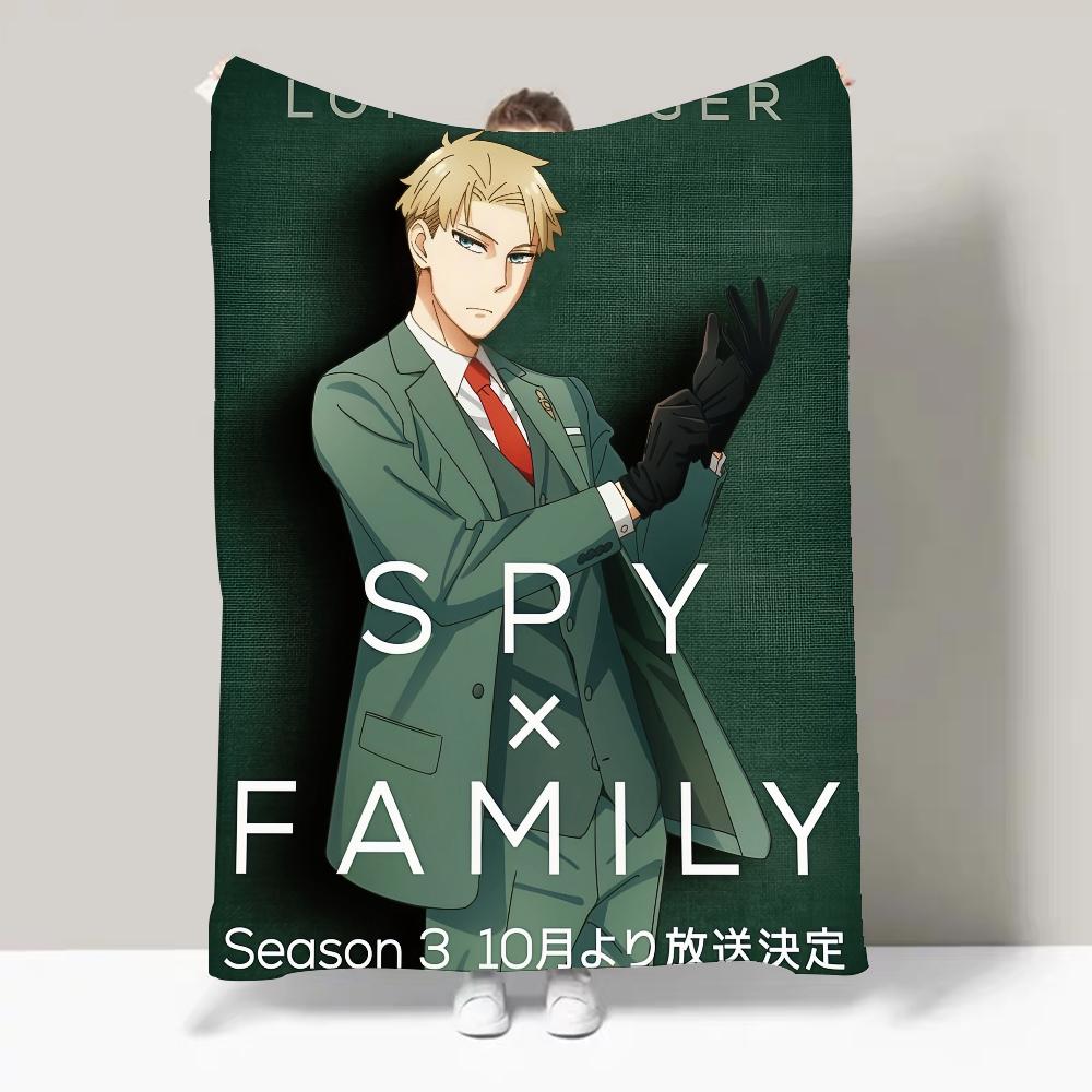 HOT ANIME S-SPY X FAMILY Blanket Design Lightweight  For Dorms, Naps, Living Room, Office,Sofa,All-Season