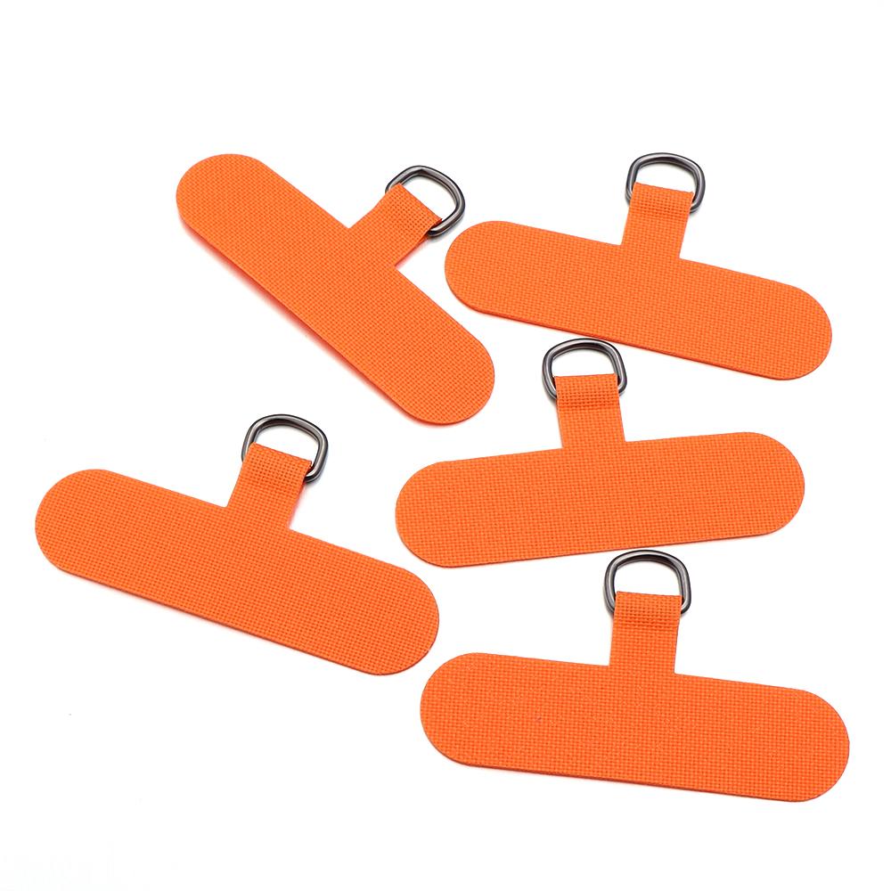

5pcs/lot Universal Phone Lanyard Anti-lost Lanyard Straps Detachable Phone Case Hanging Cord Patch Replacement Sling Tether Tab оранжевый