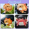 Cute Plush Car Tissue Box Holder Lion Design Hanging Car Paper Towel Box
