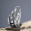 Punk Popular Jewelry Domineering Male Dragon Claw Retro Ring