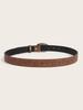 Waist Belt Versatile Slimming Artificial Leather Belt With Alloy Closure Button