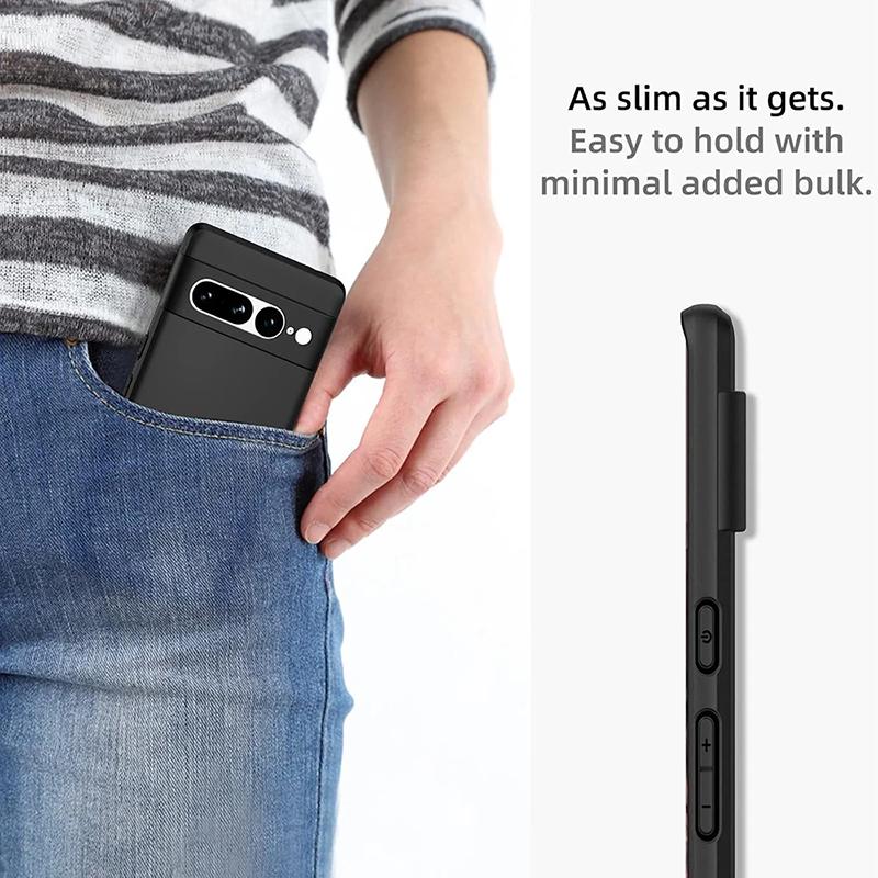 Ultracienkie Luksusowe Matowe Silikonowe Miękkie Etui Dla Google Pixel 9 XL 8 8A 7 6 6A Pro Solidne Czarne Matowe Gumowe Etui TPU Tylna Pokrywa