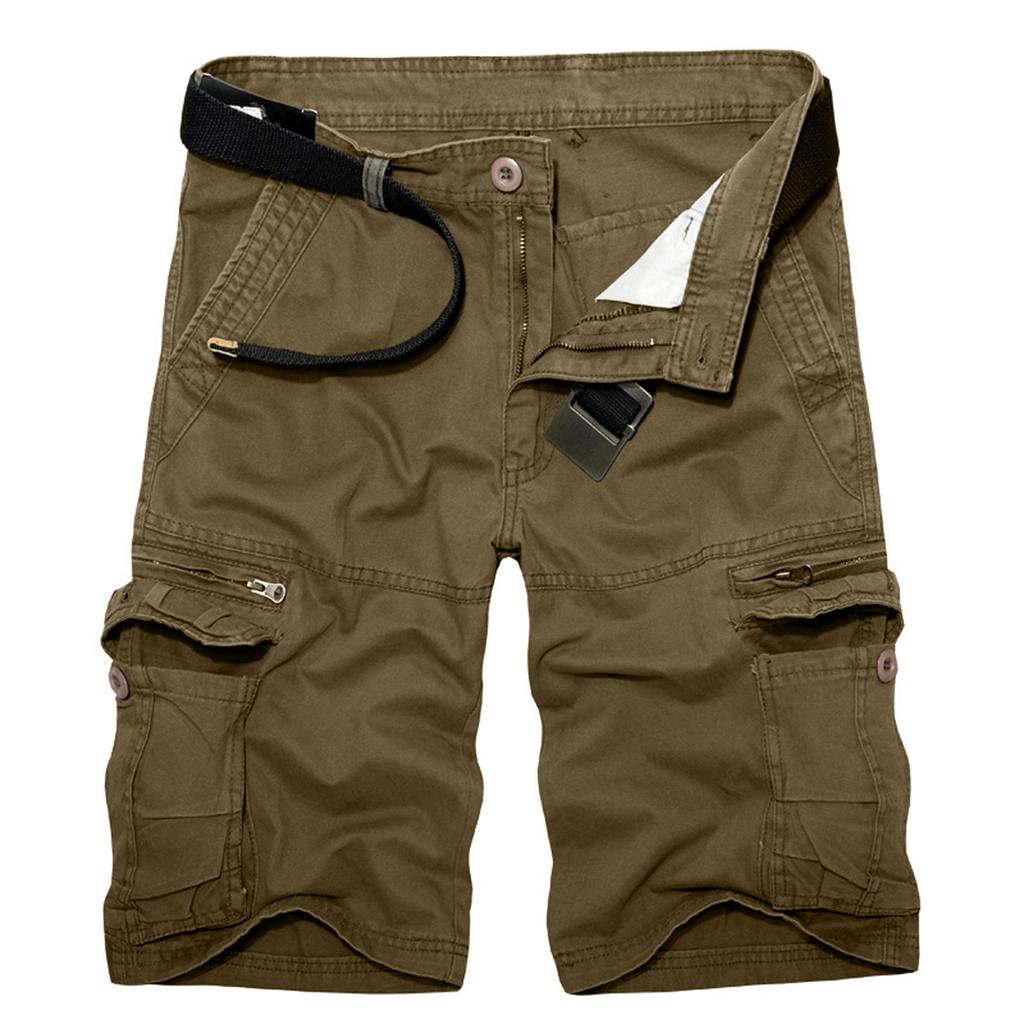Men's Work Shorts, Men's Multi-slit Pocket Pants, Men's Work Pants Without A Belt