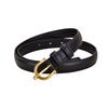 Women S Genuine Leather Narrow Belt For Jeans And Trousers Fashion Simple Waist Strap