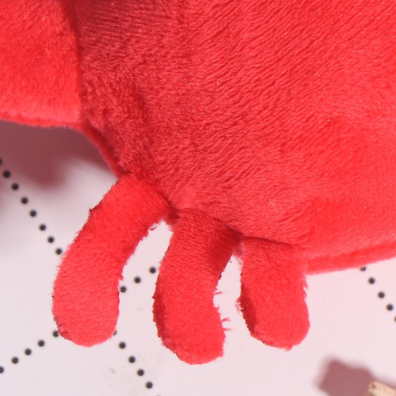 Red Crab Plush Toy Pendant Keychain Stuffed Plush Toy Cute Animal Stuffed Plush