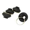 4pcs Rubber Dust Protection Covers  Joint Cover Abrasion Resistance Vehicle Dust Guard Quick Fixing for ATVs 