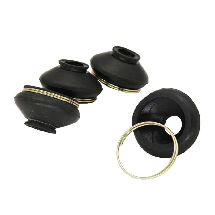 4pcs Rubber Dust Protection Covers Joint Cover Abrasion Resistance Vehicle Dust Guard Quick Fixing for ATVs