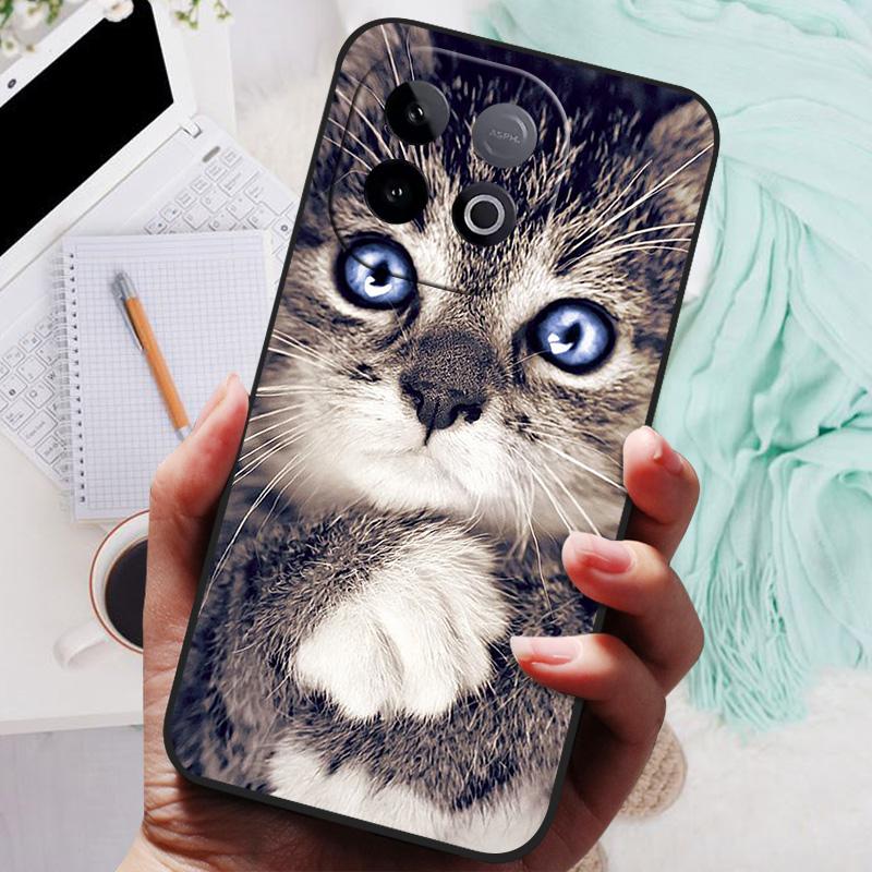 Etui silikonowe na tył telefonu VIVO iQOO Z10 Turbo Pro, etui z miękkiego zderzaka VIVO Y300 GT 5G