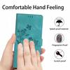 For Honor 200 Lite Case Leather Imprinted Flower Phone Cover Wallet with Wrist Strap