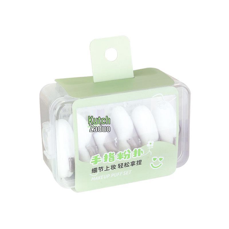 

Набор мини-спонжей-капелек для пальцев - 6 флокированных спонжей для рассыпчатой пудры