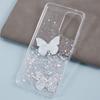 AW Series Case for Samsung Galaxy A23 5G (Global Version)/A23 4G Shell Sparkle Epoxy Butterfly Decor Big Rear Lens Hole Phone Cover