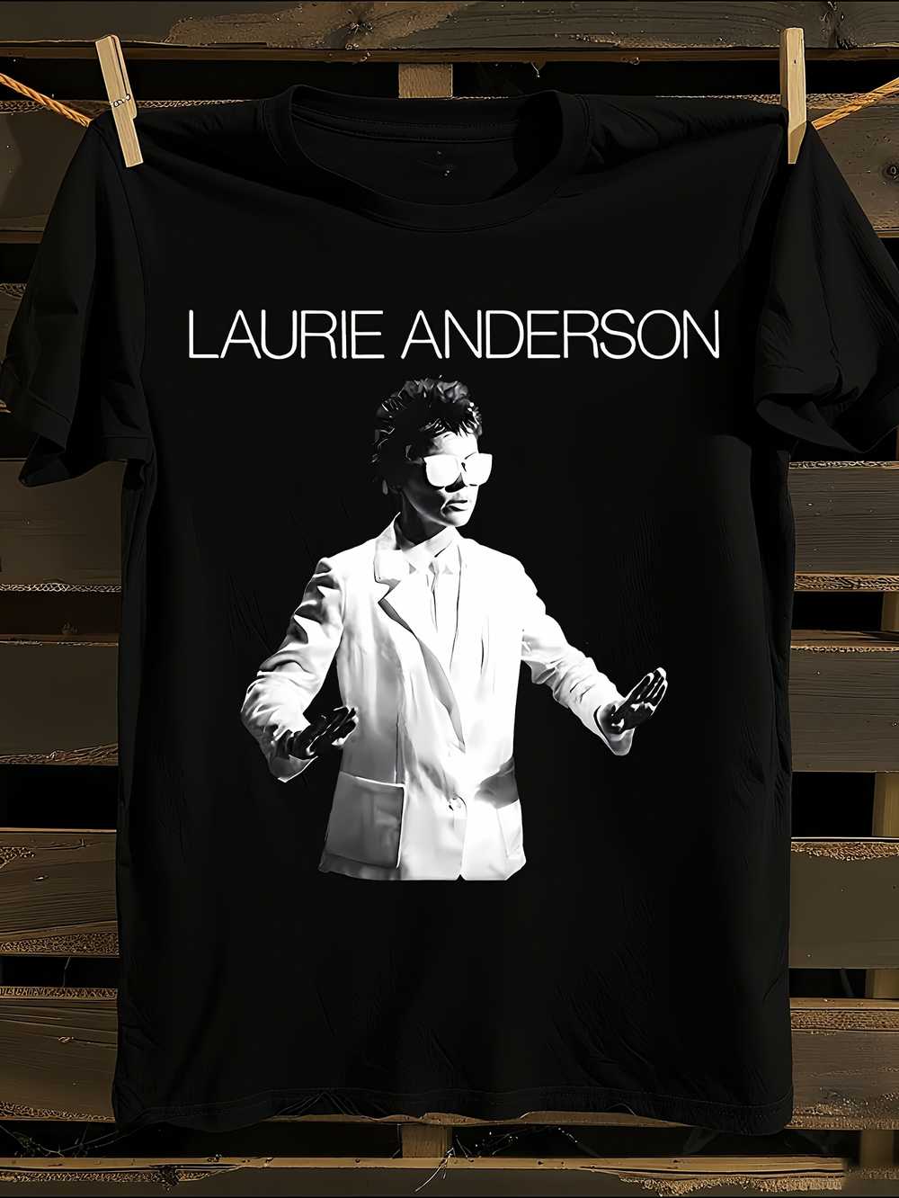 Laurie Anderson Big Science Album Graphic T-Shirt XL