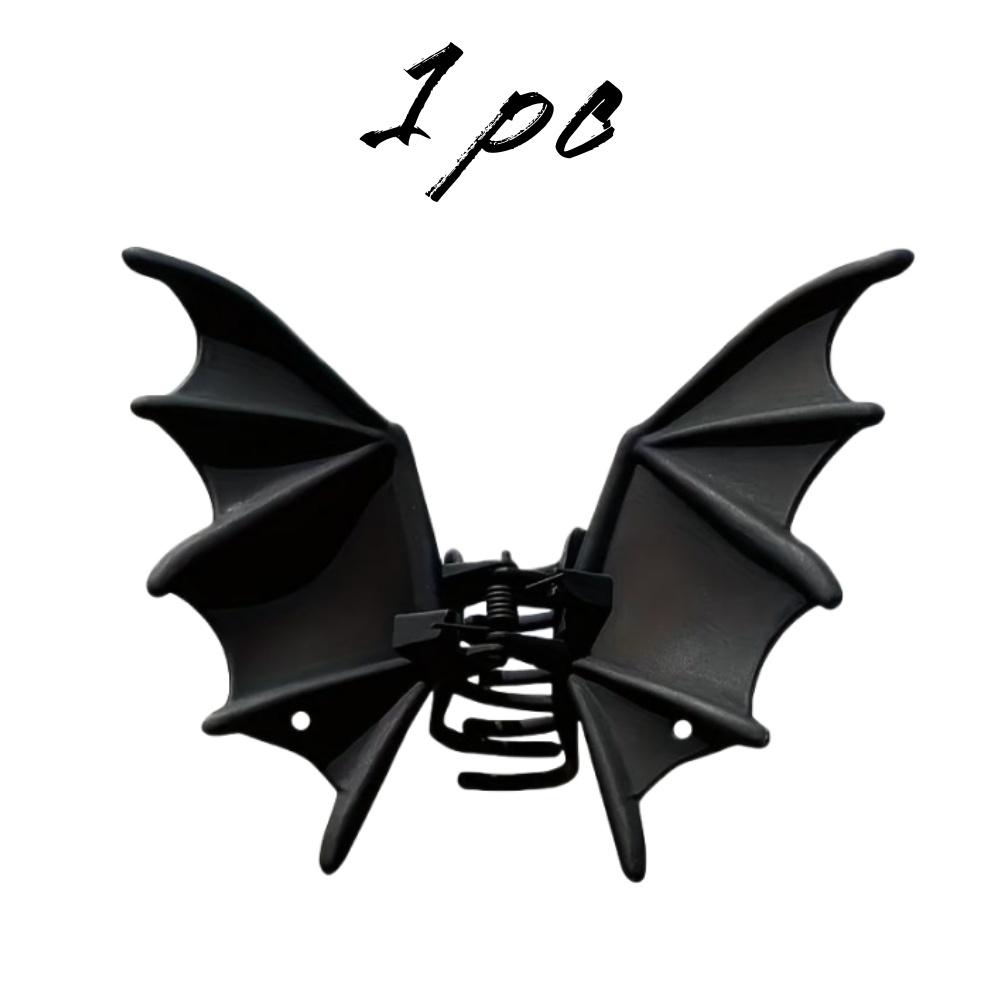 

1/3 шт. Готическая заколка для волос в виде летучей мыши и акулы, панк-черные крылья, накладка для волос для Хэллоуина, тематической вечеринки, держатель для хвостика, заколки-крабы, аксессуар для волос